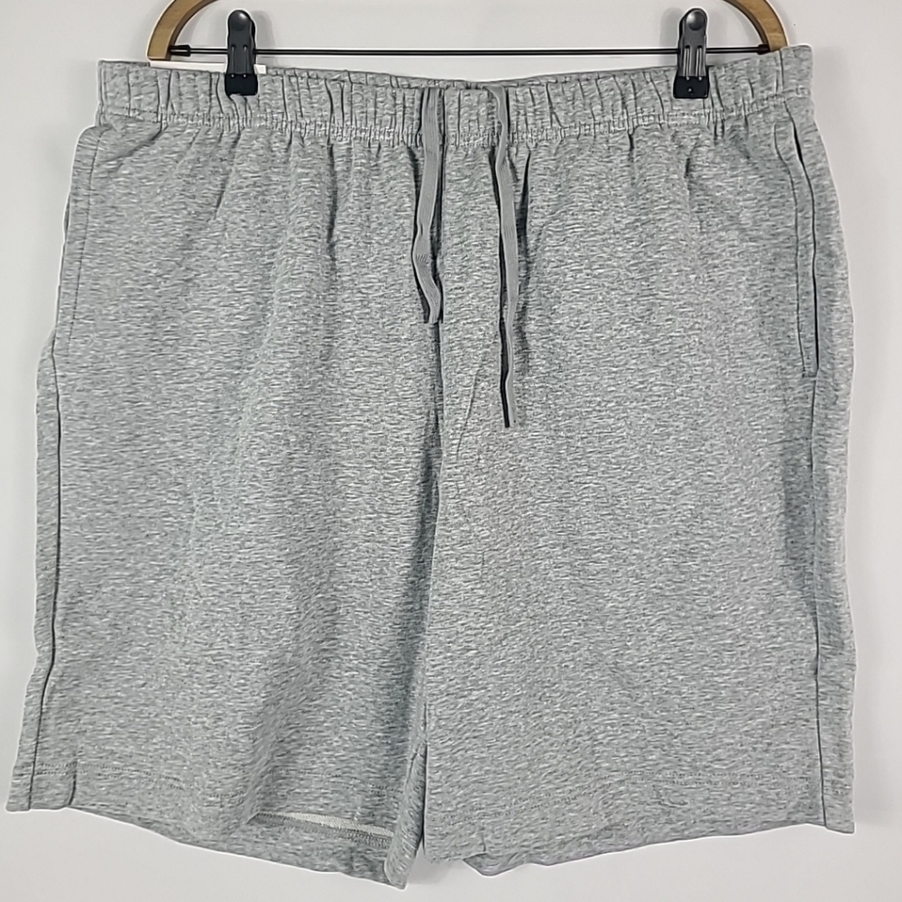 NWT Uniqlo Men's Extra Stretch Sweat Shorts Gray 8" Size 3XL